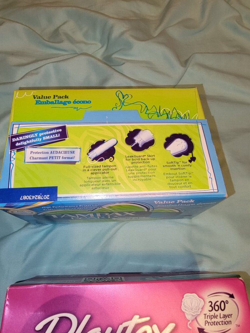 Playtex gentle glide 360° super 36 box tampons + Tampax Pearl Compak 40 - Picture 3 of 5